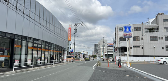 西日本シティ銀行方面からのアクセス